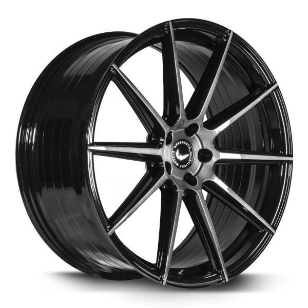 BARRACUDA PROJECT 2.0 Higloss-Black brushed Surface Felge 10,5x22 - 22 Zoll 5x112 Lochkreis